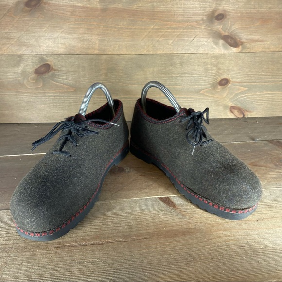 Stegmann wooly n wild womens size 7 shoes gray wool comfort lace up sneakers - Picture 3 of 8